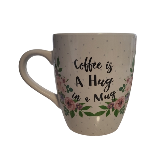 Three Coffee Cups is a Hug& Make me Smile & A cup of Happy  Set 3. - Picture 2 of 9